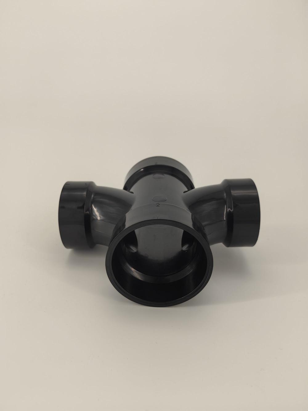 ABS fittings 2X2X1.5X1.5 inch DOUBLE SANITARY TEE REDUCING