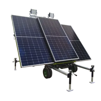 Solar Mobile Light Tower Portable LED Tower Light
