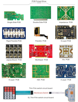 copper base metal core PCB with LED mounted