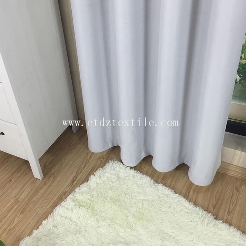 Polyester Plain Hotel Curtain Blackout