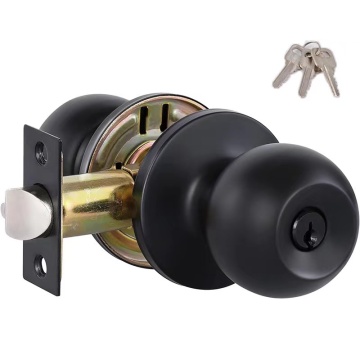 American Classical Black Grip Handle Lock for Outdoor Front Doors