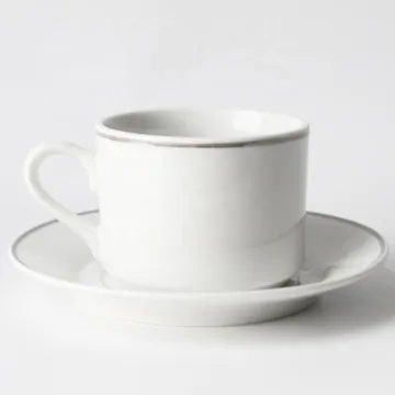 Wholesale New Style Ceramic Teacup Coffee Cup Saucer