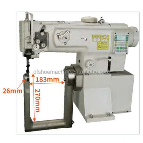 180 Degree Handbag Industrial Rotary Post Bed Walking Foot Lock Stitch Sewing Machine Price