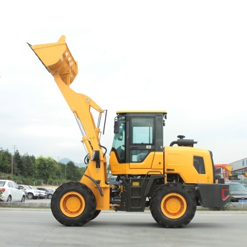2 Ton High Quality Big Cabin 4 Wheel Drive Front End Bucket Woods Wheel Loader for Sale