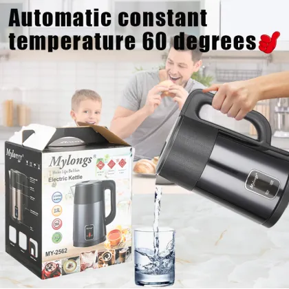 Dongguan Electric Kettle Mylong MY-2562: Keeps Warm for Baby, Luxury Cordless Electric Kettle