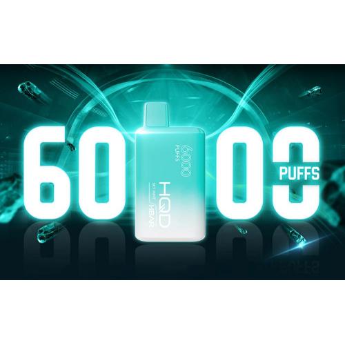 HQD 6000 Puffs Hbar wiederaufladbare Vape -Einweggroßhandel