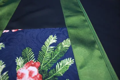 navy blue long skirt