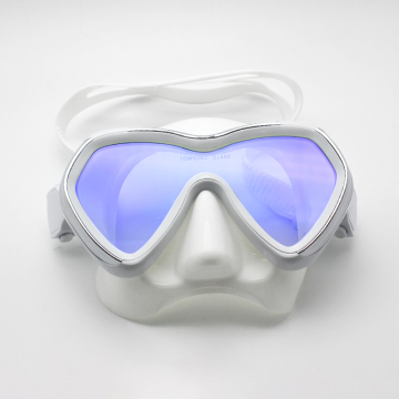 Best Selling Silicone Adult Freedive Diving Mask with Polarized Tempered Glass