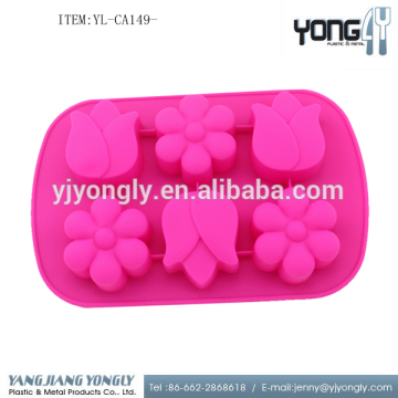 Yongly silicone baking mould, flower silicone baking moulds