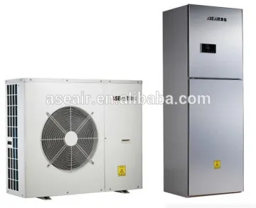 High cop spilt air source heat pump with super defrosting