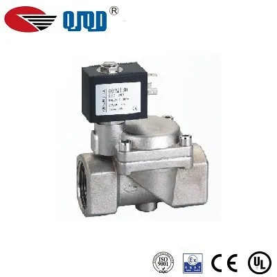 802 series stainless steel solenoid valves/pilot diaphragm/high pressure