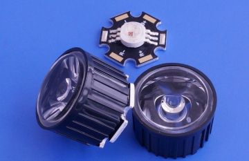 Narrow Beam Angle Pmma Led Optical Lens For Led Torch Lightings
