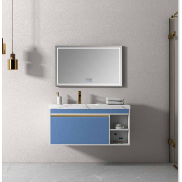 Gabinete de pared de baño de aluminio con colores