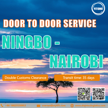 Deur tot deurdienst van Ningbo naar Kenia over zee