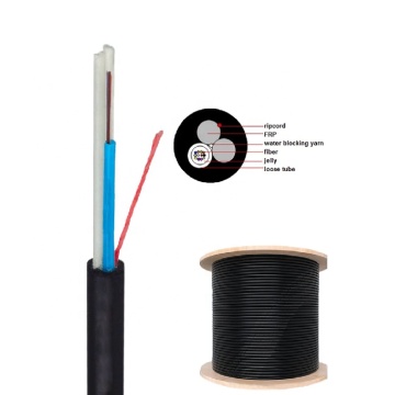 Outdoor Overhead Fiber Optic Cable: FTTH Mini ADSS ASU Cable with 12 to 24 Core Communication Drop Cable
