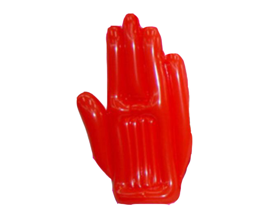 custom advertising giant inflatable finger hand with logo