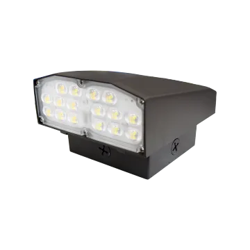 60W LED Full-Cutoff Wallpack Light - Selectable Wattage Aluminum Base Outdoor Lighting
