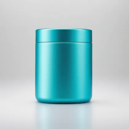 Wholesale Aluminum Stash Jar with Screw Lid for Food, Tea, and Tobacco Packaging