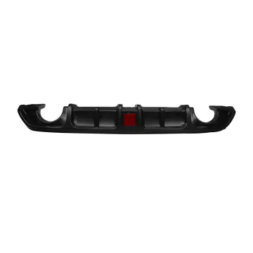 Honghang Factory Brand Black Rear Bumper Diffuser Lip for Infiniti Q60 2017-2021 with LED Light