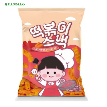 Korean Snack Collection – Sweet Wheat Puff, Spicy Rice Cake Puff, Shrimp Chips, Corn Chips