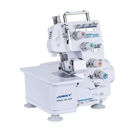 High-Quality JUKKY JK4-434D Overlock Sewing Machine for Home Use - Hot Sale Apparel Machinery
