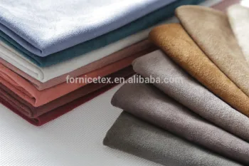 China manufacturer suede fabric for sofa/soft touch and good brushing