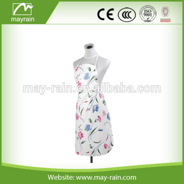 2016 fashion printing custom lady body apron