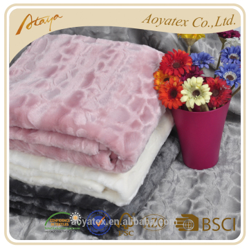 china wholesale custom faux fur blankets