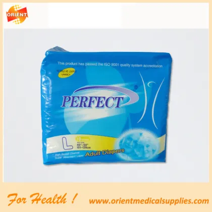 Disposable soft adult diapers