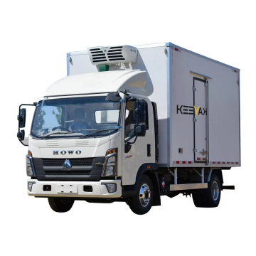 Factory Supply Cheap HOWO 4*2 Diesel Refrigerator Truck for Frozen Food and Vegetable Transport (Euro 3/4/5)