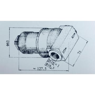 Penapis minyak hidraulik YL-28 untuk pesawat