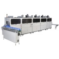 High speed Automatic Four colors plastics container case bottles screen printer machine