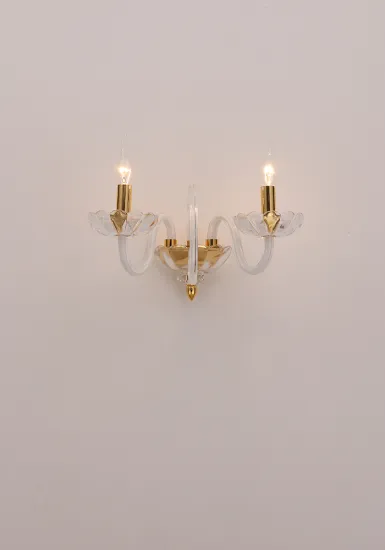 Modern Bedroom Decoration Gorgeous Glass Wall Lamp