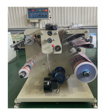 High Speed Turret Label Slitting and Rewinding Machine