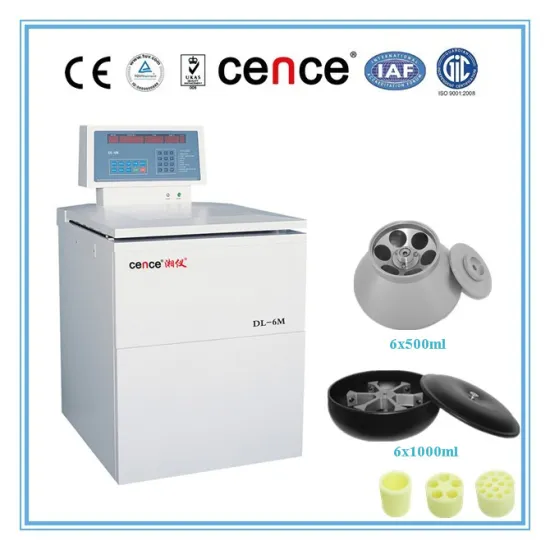 DL-6M refrigerated swing and fixed rotor centrifuge