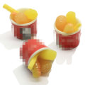 Kawaii Resin Mixed Food in Cup Charms DIY Handwerk handgemachte Schlüsselanhänger Dekoration Miniatur Fenster Display Foto Requisiten