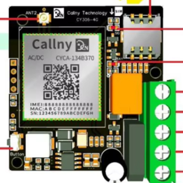 CY306 Mini GSM 4G Gate Opener Controller Receiver: Unlimited Time-Synchronous SMS Free Calling Support Relay