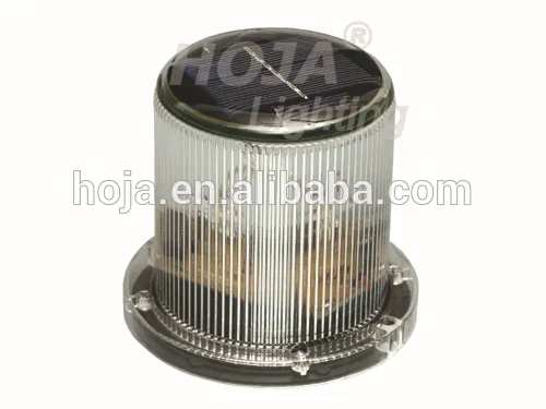 3.75 inch Solar Warning Light LEDs marine solar light