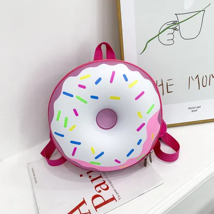 Fashion Lovely Doughnut Backpack Girls Toy Gift