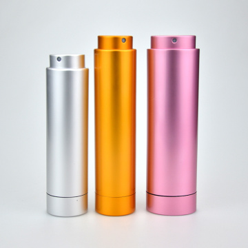 cosmetic packaging aluminum glass botle twist up refillable 5ml perfume atomizer 30ml