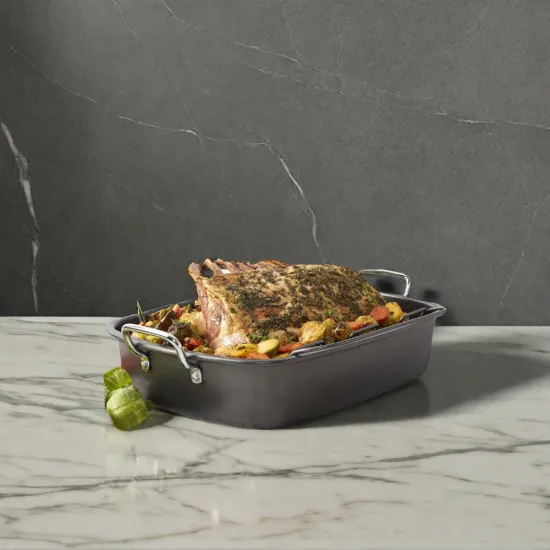 hot sale Nonstick baking pan Carbon Steel Flat bottan stainless steel  chicken Roasting Roaster Pan  for kitchen