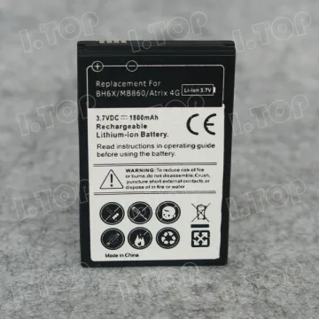 All Model Battery For Motorola MB860 Atrix 4G BH6X Battery