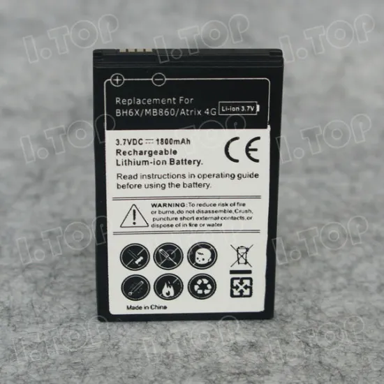 All Model Battery For Motorola MB860 Atrix 4G BH6X Battery