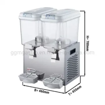 Hot Sale Commercial Plastic Stainless Steel Cold Orange Fruit Juice Drink Dispenser