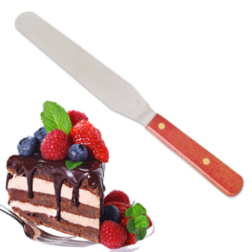 5 to 12 Inch Stainless Steel Spatulas with Plastic Handles for Baking and Pastry