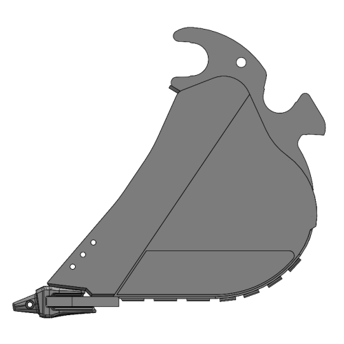 دلو المجرفة عالي الأداء 30T 1.12m³