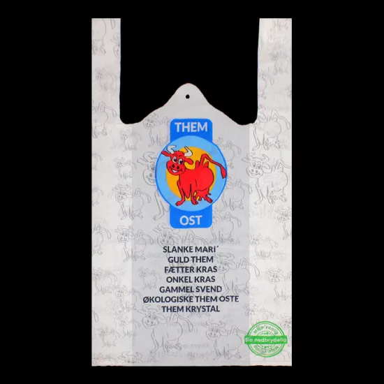 Vest Handle  Moisture Proof Plastic Bag