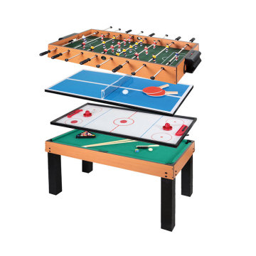 4-in-1 Multi-Game Table: Billiards, Pool, Air Hockey, Ping Pong, and Football Table Set - Best Price Offered