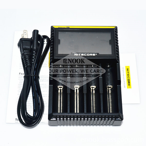 Popular Digital Nitecore D4 18650 Battery Charger