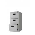 Archivador de 3 cajones vertical de metal con almacenamiento Foolscap